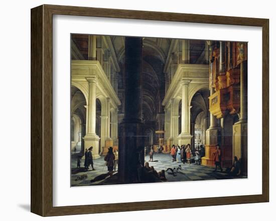 Interior of Temple-Anthonie de Lorme-Framed Giclee Print