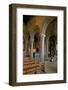 Interior of the 12th Century Norman Romanesque Galilee Chapel-Peter Barritt-Framed Photographic Print