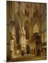 Interior of the Abbey of Westminster, 1853-Giovanni And Bertini, Giuseppe Brocca-Mounted Giclee Print