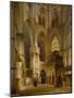 Interior of the Abbey of Westminster, 1853-Giovanni And Bertini, Giuseppe Brocca-Mounted Giclee Print