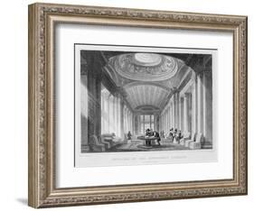 Interior of the Advocate's Library, Edinburgh, engraved by William Watkins, 1831-Thomas Hosmer Shepherd-Framed Giclee Print