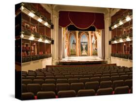 Interior of the Angela Peralta Theater, Mazatlan, Mexico-Charles Sleicher-Stretched Canvas