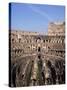 Interior of the Arena and the Cavea, Colosseum, Rome, Lazio, Italy-Adina Tovy-Stretched Canvas