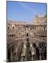 Interior of the Arena and the Cavea, Colosseum, Rome, Lazio, Italy-Adina Tovy-Mounted Photographic Print