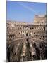 Interior of the Arena and the Cavea, Colosseum, Rome, Lazio, Italy-Adina Tovy-Mounted Photographic Print