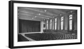 Interior of the auditorium, David Worth Dennis Junior High School, Richmond, Indiana, 1922-null-Framed Photographic Print