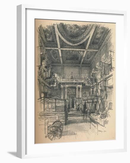 Interior of the Banqueting Hall, Whitehall Palace, 1902-Thomas Robert Way-Framed Giclee Print