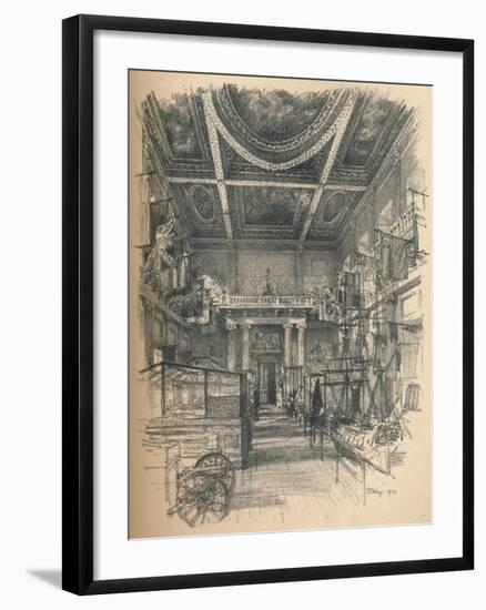 Interior of the Banqueting Hall, Whitehall Palace, 1902-Thomas Robert Way-Framed Giclee Print