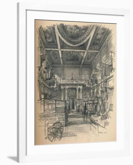 Interior of the Banqueting Hall, Whitehall Palace, 1902-Thomas Robert Way-Framed Giclee Print