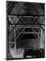 Interior of the Barley Barn at Cressing Temple-null-Mounted Photographic Print