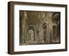 Interior of the Basilica of Saint Peter in Rome, 1750S-Giovanni Paolo Panini-Framed Giclee Print