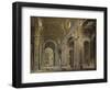 Interior of the Basilica of Saint Peter in Rome, 1750S-Giovanni Paolo Panini-Framed Giclee Print