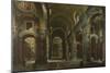 Interior of the Basilica of Saint Peter in Rome, before 1742-Giovanni Paolo Panini-Mounted Giclee Print