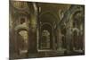 Interior of the Basilica of Saint Peter in Rome, before 1742-Giovanni Paolo Panini-Mounted Giclee Print