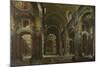 Interior of the Basilica of Saint Peter in Rome, before 1742-Giovanni Paolo Panini-Mounted Giclee Print