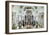 Interior of the Benedictine Abbey Church, 1711-31-J. M. Fischer-Framed Giclee Print