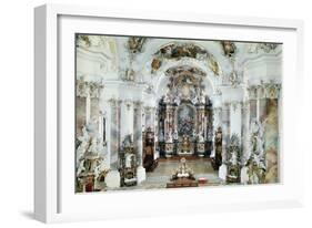 Interior of the Benedictine Abbey Church, 1711-31-J. M. Fischer-Framed Giclee Print