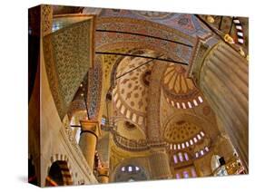 Interior of the Blue Mosque, Istanbul, Turkey-Joe Restuccia III-Stretched Canvas