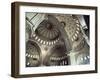 Interior of the Blue Mosque (Sultan Ahmet Mosque), Unesco World Heritage Site, Istanbul, Turkey-John Henry Claude Wilson-Framed Photographic Print