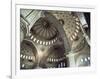 Interior of the Blue Mosque (Sultan Ahmet Mosque), Unesco World Heritage Site, Istanbul, Turkey-John Henry Claude Wilson-Framed Photographic Print