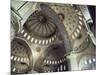 Interior of the Blue Mosque (Sultan Ahmet Mosque), Unesco World Heritage Site, Istanbul, Turkey-John Henry Claude Wilson-Mounted Photographic Print