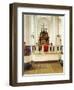 Interior of the Brody Synagogue-Isidor Kaufmann-Framed Art Print