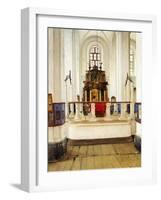 Interior of the Brody Synagogue-Isidor Kaufmann-Framed Art Print