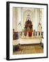 Interior of the Brody Synagogue-Isidor Kaufmann-Framed Art Print