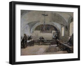 Interior of the Capuchin Convent at Albano-Hugh Carter-Framed Giclee Print