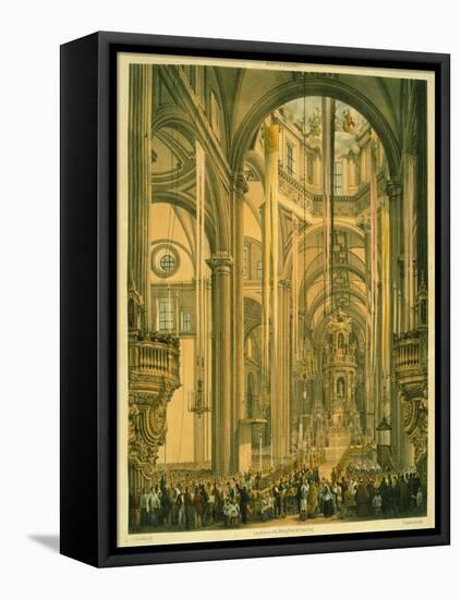 Interior of the Cathedral of Mexico-null-Framed Stretched Canvas