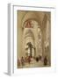 Interior of the Cathedral of Sens-Jean-Baptiste-Camille Corot-Framed Giclee Print