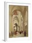 Interior of the Cathedral of Sens-Jean-Baptiste-Camille Corot-Framed Giclee Print