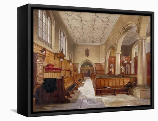 Interior of the chapel in Charterhouse, London, 1885-John Crowther-Framed Stretched Canvas