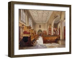 Interior of the chapel in Charterhouse, London, 1885-John Crowther-Framed Giclee Print