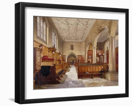 Interior of the chapel in Charterhouse, London, 1885-John Crowther-Framed Giclee Print