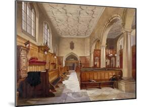 Interior of the chapel in Charterhouse, London, 1885-John Crowther-Mounted Giclee Print