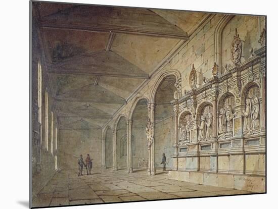 Interior of the Chapel of St Peter Ad Vincula, Tower of London, 1814-John Coney-Mounted Giclee Print