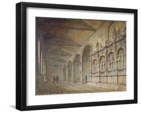 Interior of the Chapel of St Peter Ad Vincula, Tower of London, 1814-John Coney-Framed Giclee Print