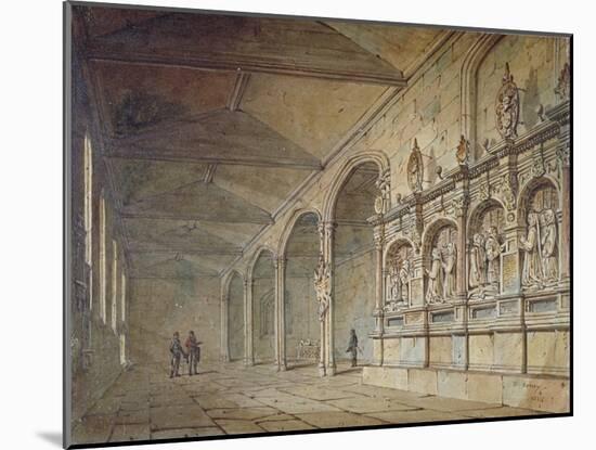 Interior of the Chapel of St Peter Ad Vincula, Tower of London, 1814-John Coney-Mounted Giclee Print