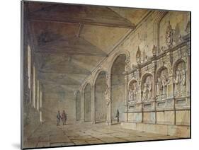 Interior of the Chapel of St Peter Ad Vincula, Tower of London, 1814-John Coney-Mounted Giclee Print
