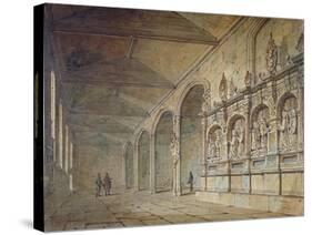 Interior of the Chapel of St Peter Ad Vincula, Tower of London, 1814-John Coney-Stretched Canvas