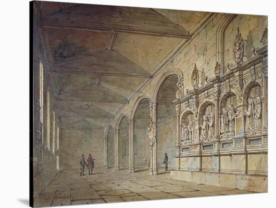 Interior of the Chapel of St Peter Ad Vincula, Tower of London, 1814-John Coney-Stretched Canvas