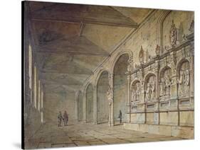 Interior of the Chapel of St Peter Ad Vincula, Tower of London, 1814-John Coney-Stretched Canvas