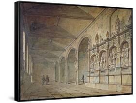 Interior of the Chapel of St Peter Ad Vincula, Tower of London, 1814-John Coney-Framed Stretched Canvas