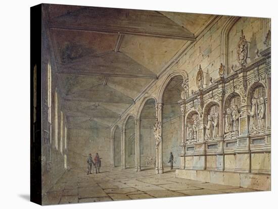 Interior of the Chapel of St Peter Ad Vincula, Tower of London, 1814-John Coney-Stretched Canvas