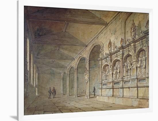 Interior of the Chapel of St Peter Ad Vincula, Tower of London, 1814-John Coney-Framed Giclee Print