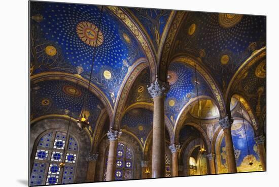 Interior of the Church of All Nations in the Garden of Gethsamane-Jon Hicks-Mounted Photographic Print