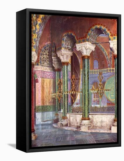 Interior of the Church of S. Sophia, Istanbul, Turkey, 1933-1934-null-Framed Stretched Canvas