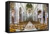 Interior of the Church of Saint Mary of Gesu (Chiesa Del Gesu) (Casa Professa)-Matthew Williams-Ellis-Framed Stretched Canvas