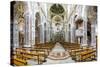 Interior of the Church of Saint Mary of Gesu (Chiesa Del Gesu) (Casa Professa)-Matthew Williams-Ellis-Stretched Canvas